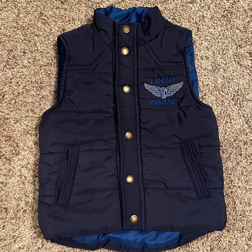 (4/$10) Lucky Brand baby puffer vest
